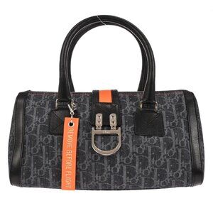 Christian Dior Navy Flight Handbag